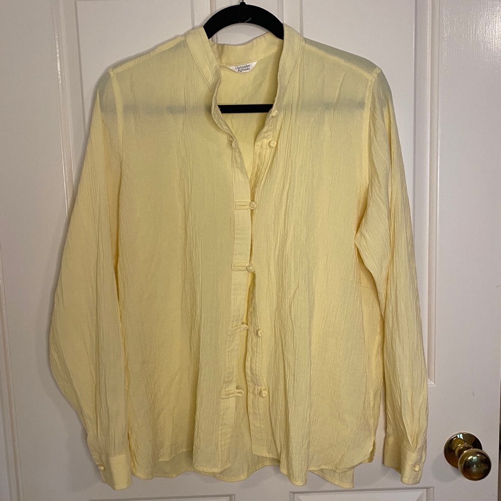 Oversized Yellow Shirt